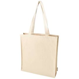 Sac shopping à soufflets Florida certifié GRS 270 g/m² 14L Naturel - Unbranded 12073706