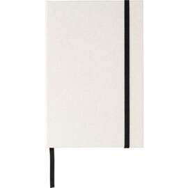 Gerecycled melkpak notitieboekje A5 Hudson Zwart, Wit -  1042028.040