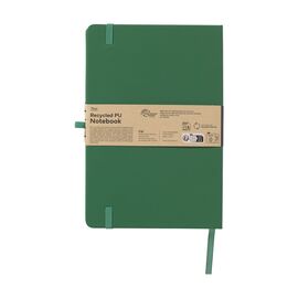 Recycled GRS PU Notebook A5 Groen -  319370