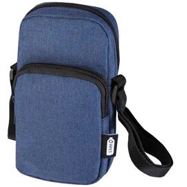 Ross Handytasche aus recyceltem GRS-Material Heather navy - Unbranded 13007855