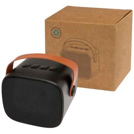 Diya 3W draadloze speaker van gerecycled plastic Zwart - Unbranded 12443690