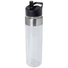 Dylan 650 ml Tritan water bottle with flip spout lid Transparent - Unbranded 10082401