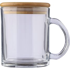 Mug en verre recyclé et bambou de 300 ml Ashley Neutre -  1171291.021