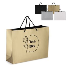 Sac cadeau en papier 40 x 12 x 30cm 200g/m² Noir -  LT91518-N0002