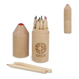 Hochwertiges Buntstiftset aus Holz  Natur -  LT91574-N0094