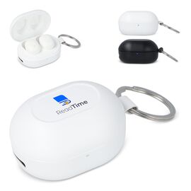 Mini Wireless Earbuds Keychain size White -  LT95602-N0001