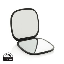 Reflecta RCS recycled plastic make-up mirror Black - XD Collection P457.0401