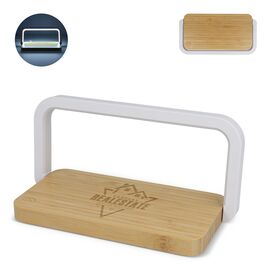 15W Draadloze Oplader met Dimbare LED Lamp Natuur -  LT95665-N0094