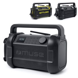 M-928 | Muse work radio with bluetooth 20W with FM radio Black, Yellow - Muse LT55007-N0241