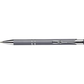 Recycled aluminium ballpen Kamari Grey -  916301.003.Blauwschrijvend