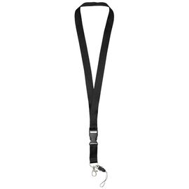 Sagan Lanyard mit abnehmbarer Schnalle und Handyband Schwarz - Unbranded 10250801