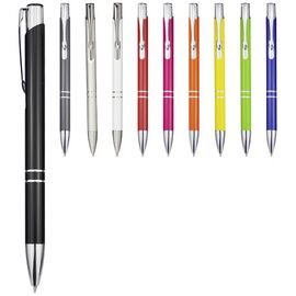 Moneta aluminium click ballpoint pen (black ink) White - Unbranded 10744001