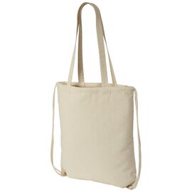 Sac à dos en coton 240 g/m² avec cordon de serrage Eliza 6L Naturel - Unbranded 12027600