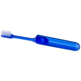 Trott reistandenborstel Transparant koningsblauw - Bullet 12608400
