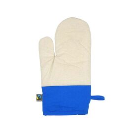 Fairtrade budget katoenen ovenwant Blauw - MultiGift Fairtrade 987204