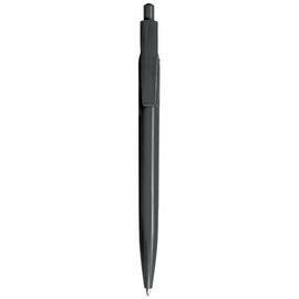 Stylo bille en PET recyclé Alessio (encre bleue) Noir - Marksman 10772390