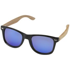 Hiru verspiegelte polarisierte Sonnenbrille aus rPET/Holz in Präsentbox Holz - Unbranded 12700271