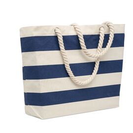 Katoenen strandtas 220 gr/m² Blauw -  MO2126-04