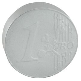 Anti-stress Euro munt Zilver - MultiGift NoStress 950214