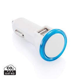 Double chargeur allume-cigare USB 2.1A Bleu, Blanc - XD Collection P302.274