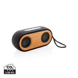 Bamboo X dubbele 10W speaker Zwart, Bruin - XD Xclusive P328.119