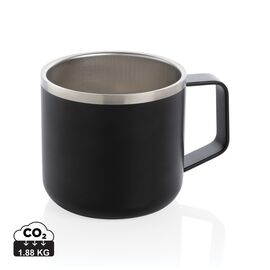 Roestvrijstalen kampeerbeker Zwart - XD Collection P432.441