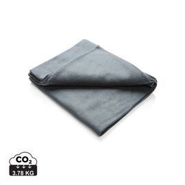 Fleece blanket in pouch Anthracite - XD Collection P459.062