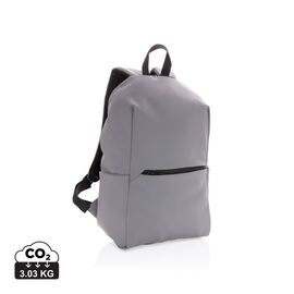 Smooth PU 15.6"laptop backpack Grey - XD Collection P762.572