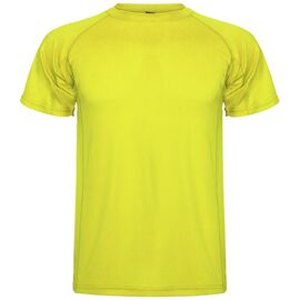 Montecarlo sportshirt met korte mouwen voor kinderen Fluor yellow - Roly K04251CH