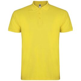 Star herenpolo met korte mouwen Geel - Roly R66381B4