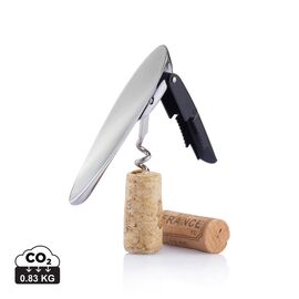 Tire-bouchon double appui Eon Noir, Argent - XD Design P911.801