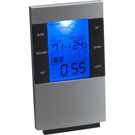 Wetterstation aus Kunststoff Griffin Silber -  4789.032