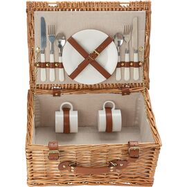 Wilgen picknickmand Effie Bruin -  5794.011