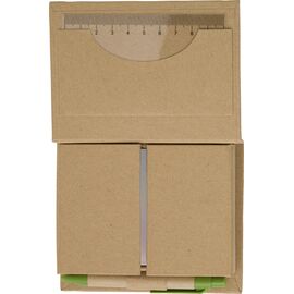 Cardboard memo holder Glenn Light green -  6498.029