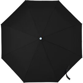 Automatik Taschenschirm aus Pongee-Seide Jamelia Schwarz -  7964.001