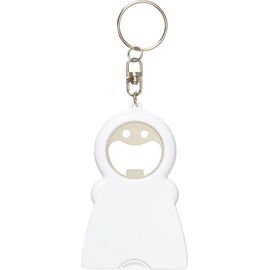 ABS 2-in-1 sleutelhanger Claudia Wit -  7590.002