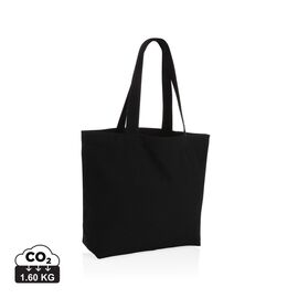 Impact Aware™ 240g/m² rcCanvas Shopper + Tasche, ungefärbt Schwarz - XD Collection P762.961