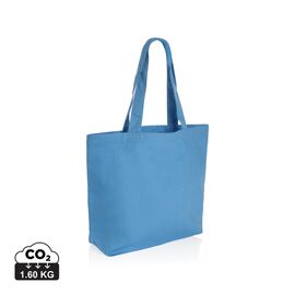 Sac shopping en toile recyclée 240g/m² Impact Aware™ Tranquil blue - XD Collection P762.975