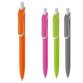 Kugelschreiber Click-Shadow Soft-Touch Hergestellt in Deutschland Grau -  LT80120-N0061