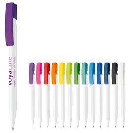 Stylo Nash Opaque Blanc, Noir -  LT80815-N0102