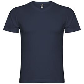 Samoyedo short sleeve men's v-neck t-shirt Navy blue - Roly R65031R5