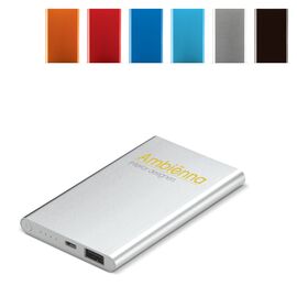 Slim Powerbank 4000mAh Argent - empty LT91174-N0005