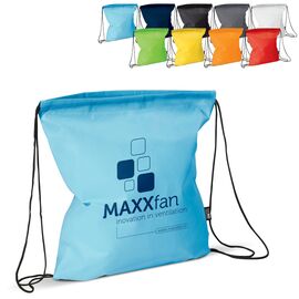 Drawstring bag non-woven 75g/m² Black -  LT91602-N0002