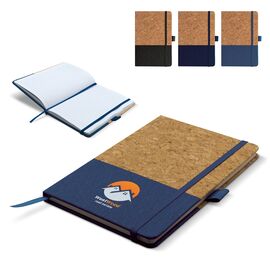 Kurk notitieboek A5 Lichtblauw -  LT92529-N0012