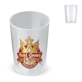 Ecologische cup design PP 250ml Transparant -  LT98703-N0004