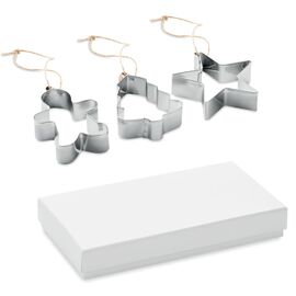 Koekvormpjes Mat zilver -  CX1483-16