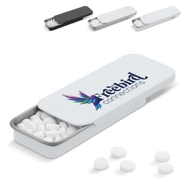 Mini sliding tin peppermint box Black -  LT91792-N0002