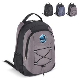 Backpack with drawcord detail R-PET 25L Grey -  LT95294-N0061