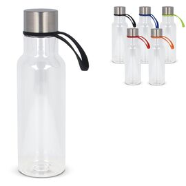 Water bottle Tatum R-PET 600ml Black -  LT98878-N0002