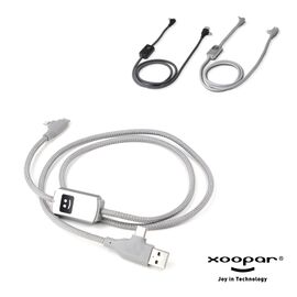 Câble Xoopar Allure PD avec transfert de données Gris clair - Xoopar LT41020-N0062